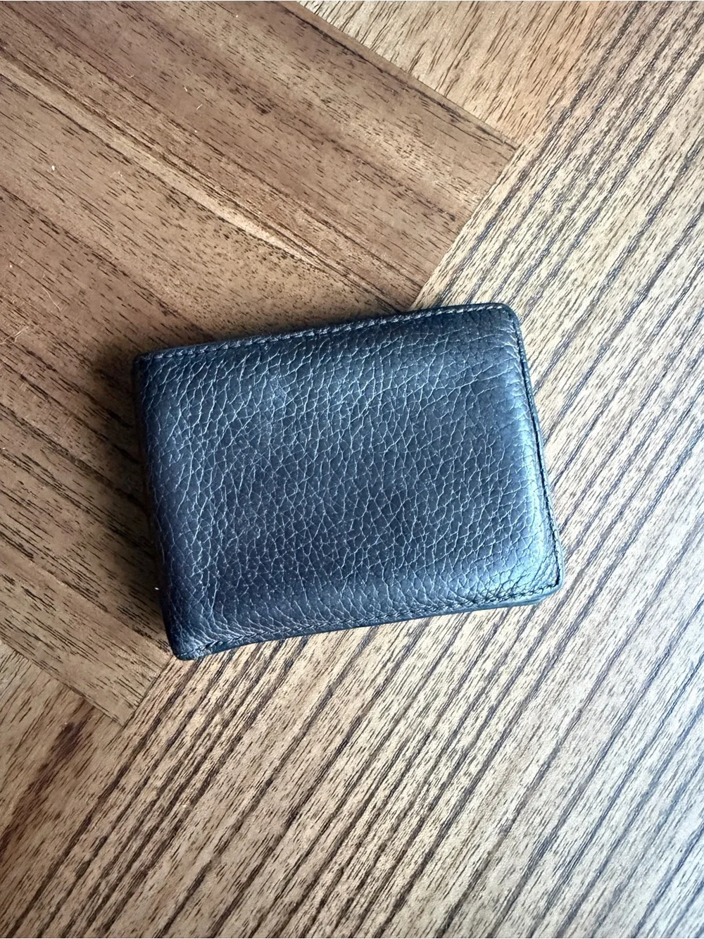 Banana Republic Black Leather Money Wallet